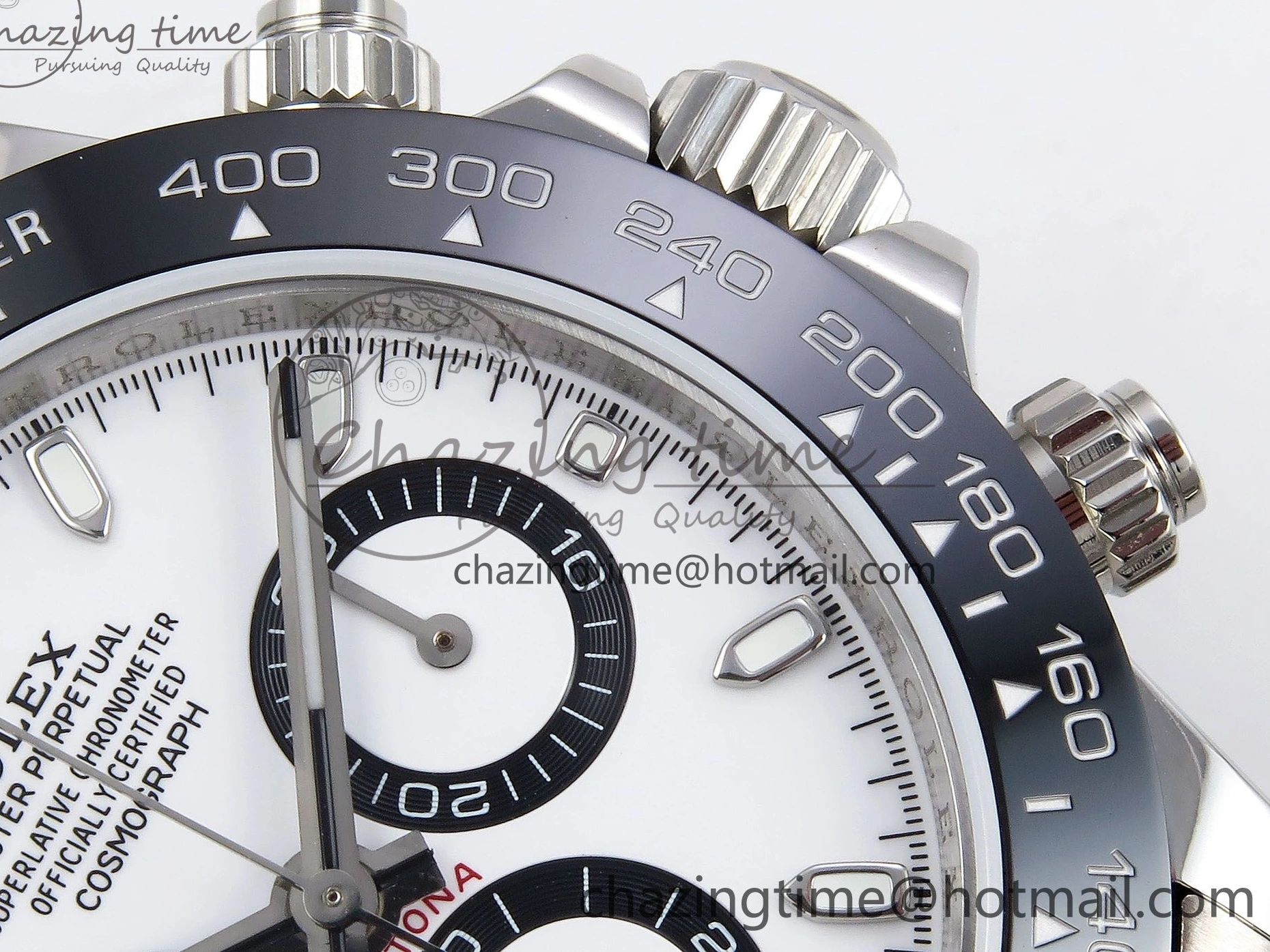 0212 FreshLook Daytona 116500 JDF 1:1 Best Edition 904L Steel White Dial on SS Bracelet A 1338
